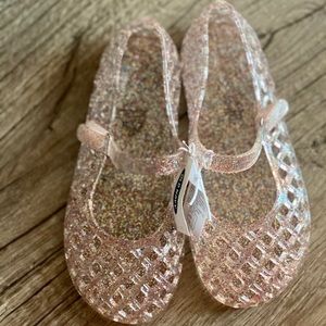 Old Navy Basket Weave Jelly Ballet Flats